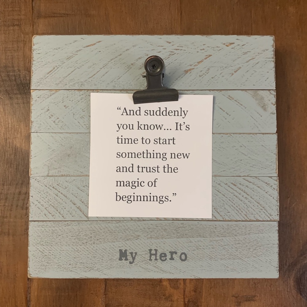 🏠 [home] clipboard style picture frame